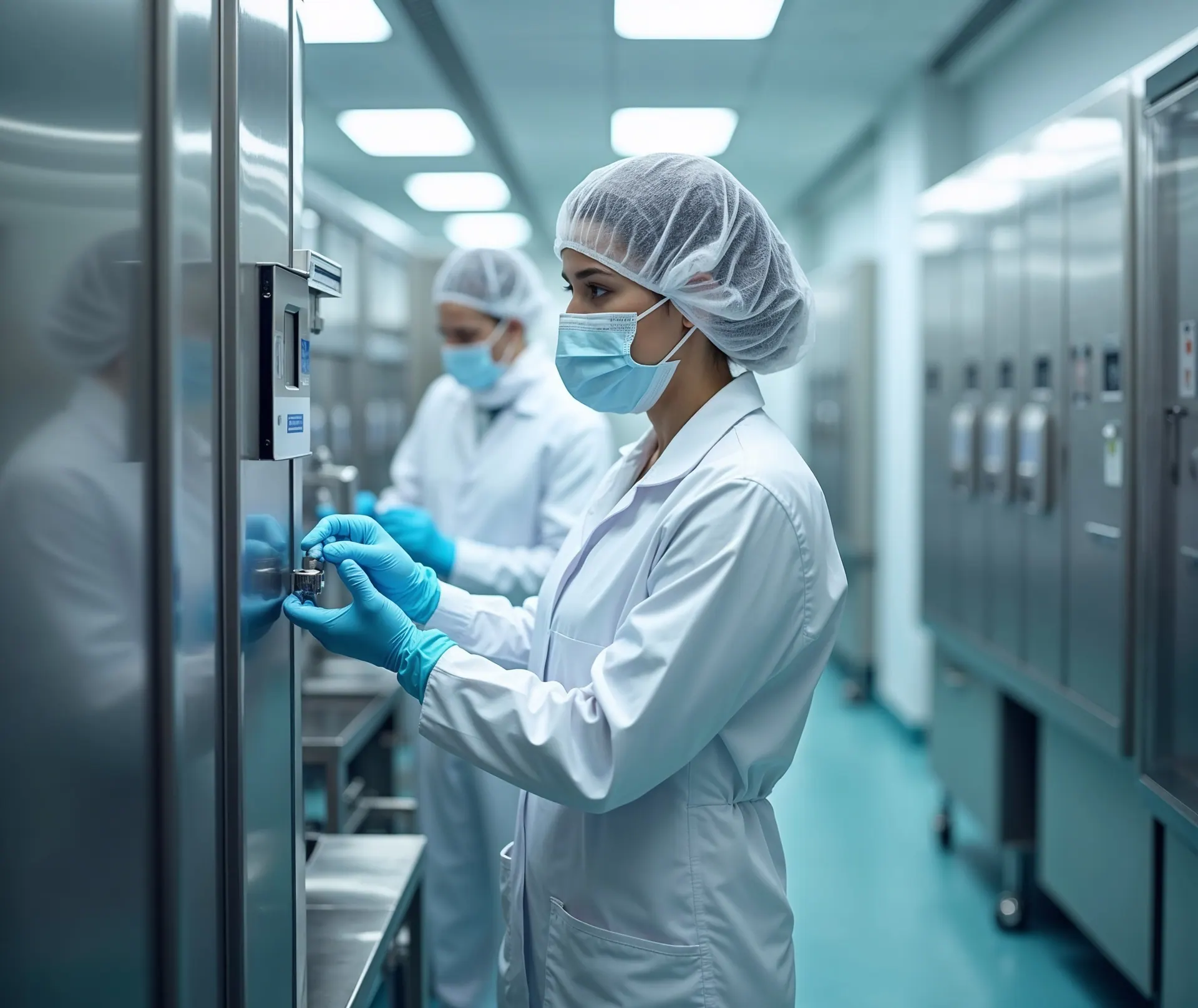 Pharma-Produktion (KI-generiertes Symbolbild) — Headhunter Pharmaindustrie & Personalvermittlung Pharma